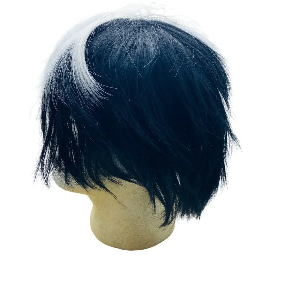 NEW Yumeno Kyūsaku Q Bungo Stray Dogs Japanese Anime Cosplay‎ Wig Two Tone Adult